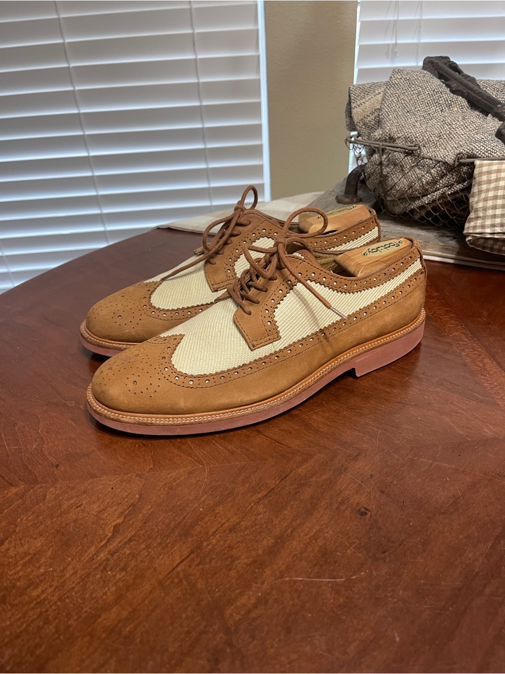 POLO BY RALPH LAUREN TORRINGTON WING TIP OXFORDS